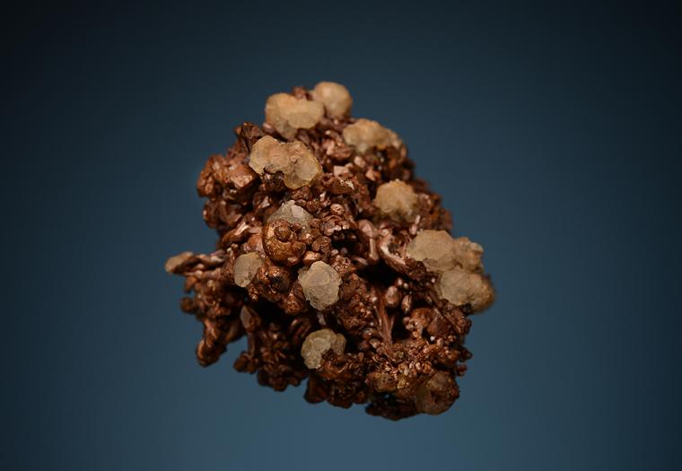 COPPER (SPINEL twins) with ANALCIME